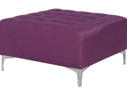 Ottomana ABERDEEN Tessuto Viola
