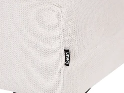 Ottomana ALNES Tessuto Bianco sporco