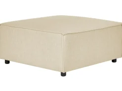 Ottomana APRICA Lino sintetico Beige