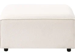 Ottomana ARDAL Bouclé Bianco sporco