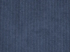 Ottomana ARDAL Velluto a coste Blu scuro