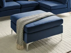 Ottomana EVJA Velluto Blu marino