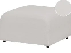 Ottomana FALSTERBO Bouclé Grigio chiaro