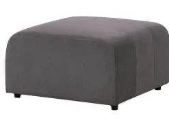 Ottomana FALSTERBO Velluto Grigio scuro