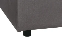 Ottomana FALSTERBO Velluto Grigio scuro