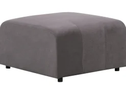 Ottomana FALSTERBO Velluto Grigio scuro