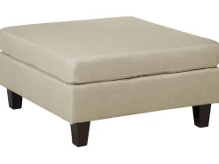 Ottomana FEVIK Tessuto Beige