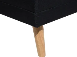 Ottomana FLORLI Tessuto Nero