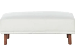 Ottomana HOLT Bouclé Bianco