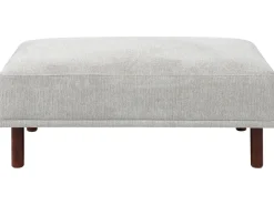 Ottomana HOLT Tessuto Grigio chiaro