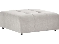Ottomana INNVIK Tessuto Grigio chiaro
