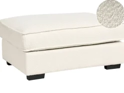 Ottomana KOLDING Bouclé Beige chiaro