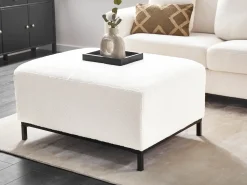 Ottomana OSLO Bouclé Bianco