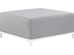 Ottomana ROVIGO Tessuto Grigio chiaro
