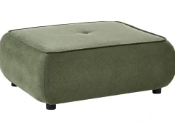 Ottomana SALLA Tessuto Verde