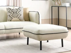 Ottomana TONSBERG Tessuto Beige chiaro