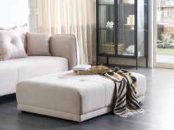 Ottomana TORPO Tessuto Beige