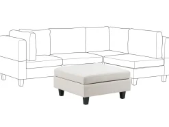 Ottomana UNSTAD Tessuto Beige chiaro