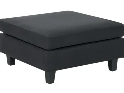 Ottomana UNSTAD Tessuto Nero