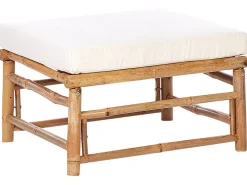 Ottomana da giardino CERRETO Bambù Bianco sporco
