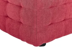 Ottomano contenitore MICHIGAN Tessuto Rosso
