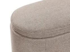 Panca contenitore imbottita HAYWARD Tessuto 98 cm 44 cm Beige