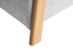 Panca contenitore imbottita EDLAND Tessuto Grigio chiaro