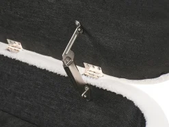 Panca contenitore imbottita OAKLEY Bouclé Bianco sporco