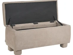 Panca contenitore imbottita ITHACA Tessuto Beige