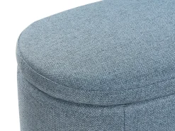Panca contenitore imbottita HAYWARD Tessuto 98 cm 44 cm Blu
