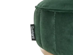 Panca porta scarpe a 2 ripiani VERGENNES Velluto Verde smeraldo con ripiano