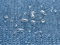 Panca porta scarpe SOLVANG Tessuto Blu con contenitore
