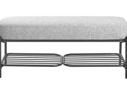 Panca porta scarpe TRUCKEE Tessuto Grigio