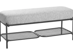 Panca porta scarpe TRUCKEE Tessuto Grigio