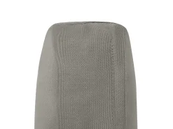 Panca da giardino con cuscino SALERNO 142 cm Metallo Grigio scuro