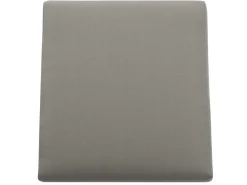 Panca da giardino con cuscino SALERNO 142 cm Metallo Grigio scuro