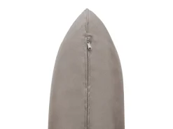 Panca da giardino con cuscino PORTICI 210 cm Legno d'eucalipto Marrone chiaro/Tortora