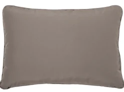 Panca da giardino con cuscino PORTICI 210 cm Legno d'eucalipto Marrone chiaro/Tortora