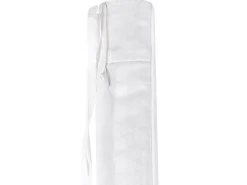 Panca da giardino con cuscino SOVANA 120 cm con contenitore Legno d'acacia Bianco