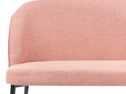 Panca da pranzo 2 posti OSBY Tessuto Rosa