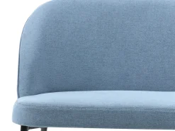 Panca da pranzo 2 posti OSBY Tessuto Blu