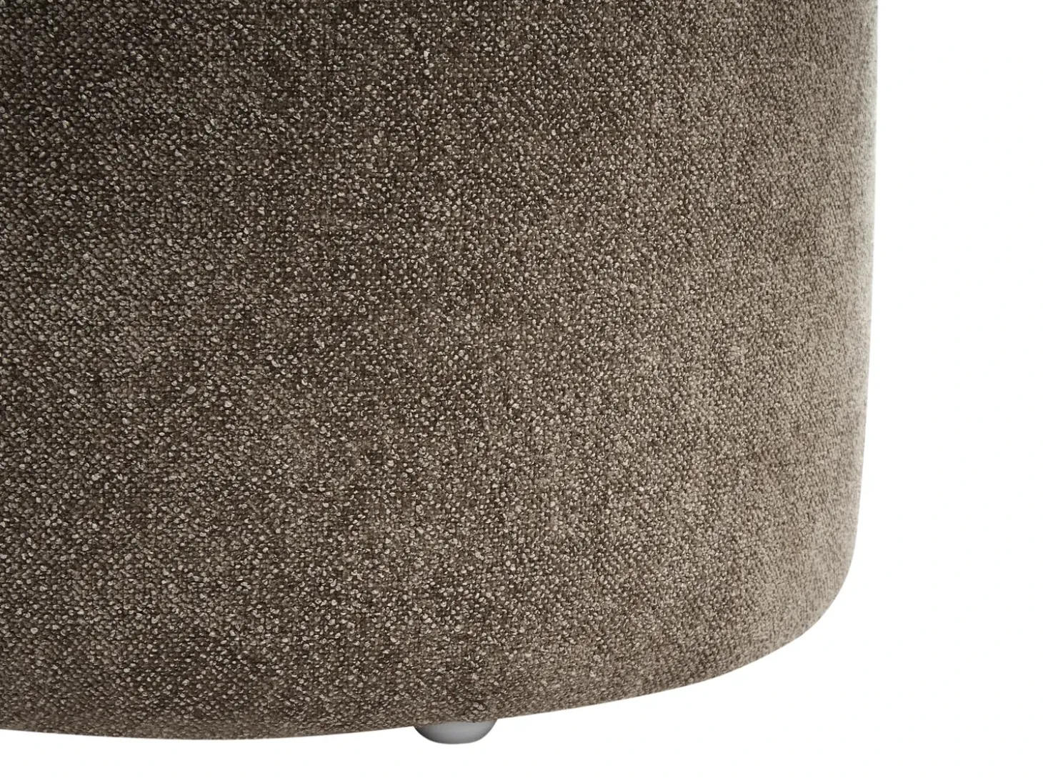 Panchina DECORAH Bouclé Marrone