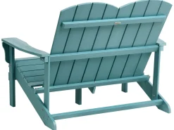 Panchina da giardino ADIRONDACK 125 cm Azzurro