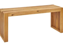 Panchina da giardino BELLANO 105 cm Legno d'acacia Marrone