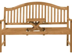 Panchina da giardino HILO 150 cm Legno d'acacia Marrone