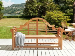 Panchina da giardino MARLBORO 180 cm Legno d'acacia Marrone chiaro