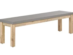 Panchina da giardino OSTUNI 160 cm Cemento Grigio