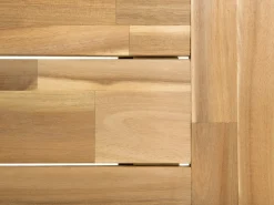 Panchina da giardino SCANIA 140 cm Legno d'acacia Bianco