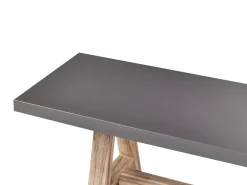 Panchina da giardino TONNARE 200 cm Cemento Grigio