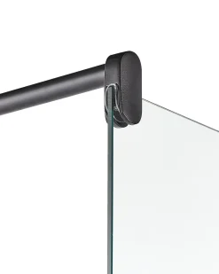 Parete doccia AHAUS 100 x 190 cm Nero